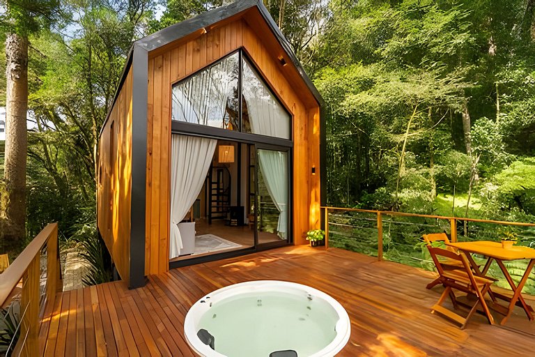 Cabana para dois com hidromassagem - Lune