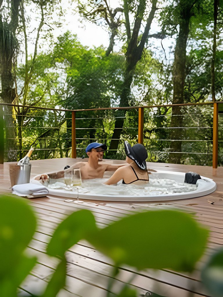 Cabana para dois com hidromassagem - Lune
