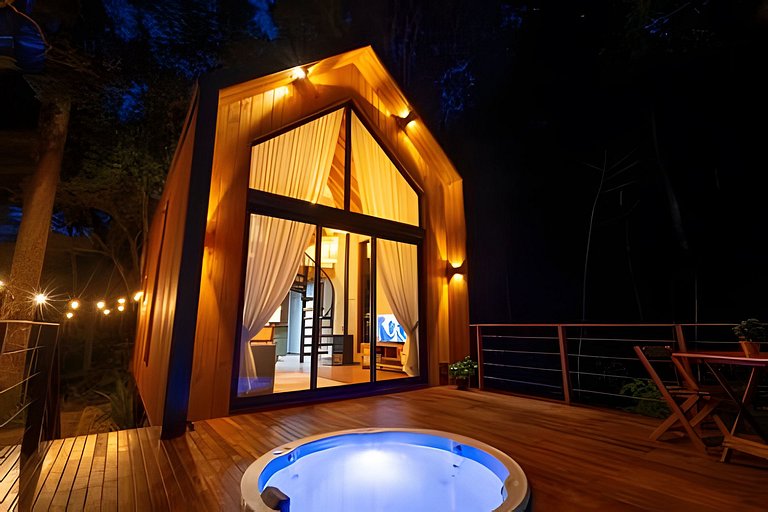 Cabana para dois com hidromassagem - Lune