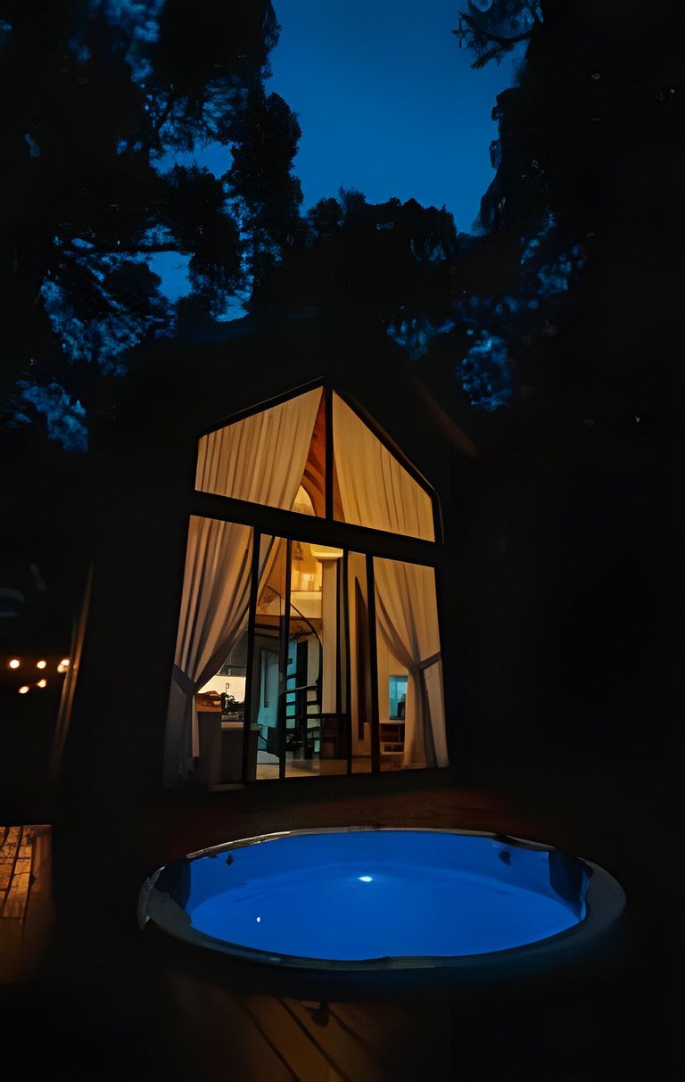 Cabana para dois com hidromassagem - Lune