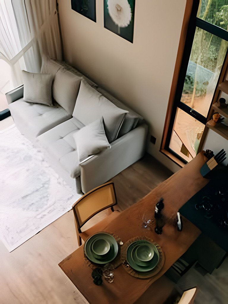 Cabana para dois com hidromassagem - Lune