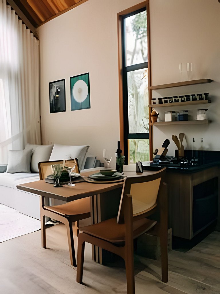 Cabana para dois com hidromassagem - Lune