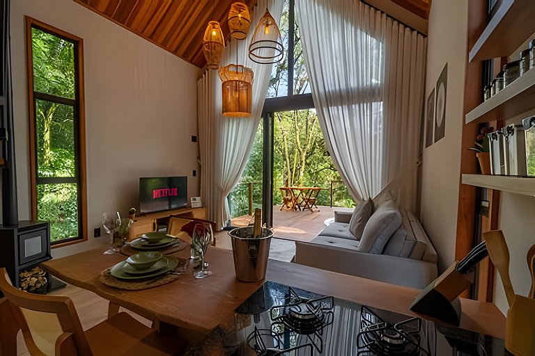 Cabana para dois com hidromassagem - Lune