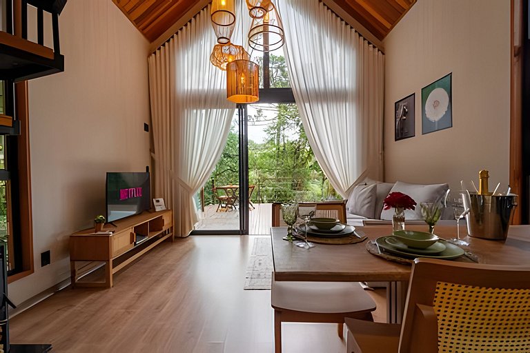 Cabana para dois com hidromassagem - Lune