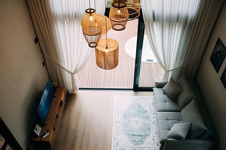 Cabana para dois com hidromassagem - Lune