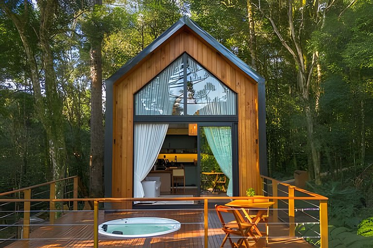 Cabana para dois com hidromassagem - Lune