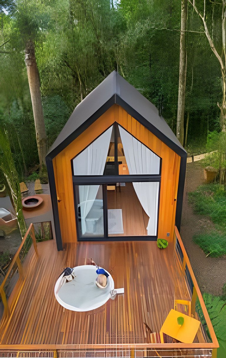 Cabana para dois com hidromassagem - Lune