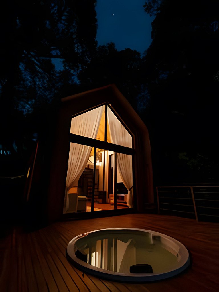 Cabana para dois com hidromassagem - Lune