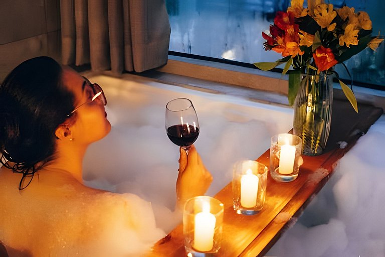 Cabana com hidromassagem para casal - Soleil Dandelion Caban