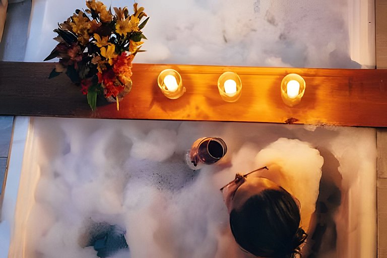 Cabana com hidromassagem para casal - Soleil Dandelion Caban