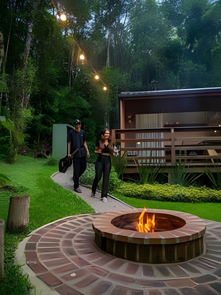 Cabana com hidromassagem para casal - Soleil Dandelion Caban